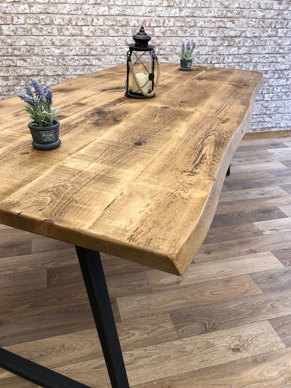 Reclaimed on sale industrial table