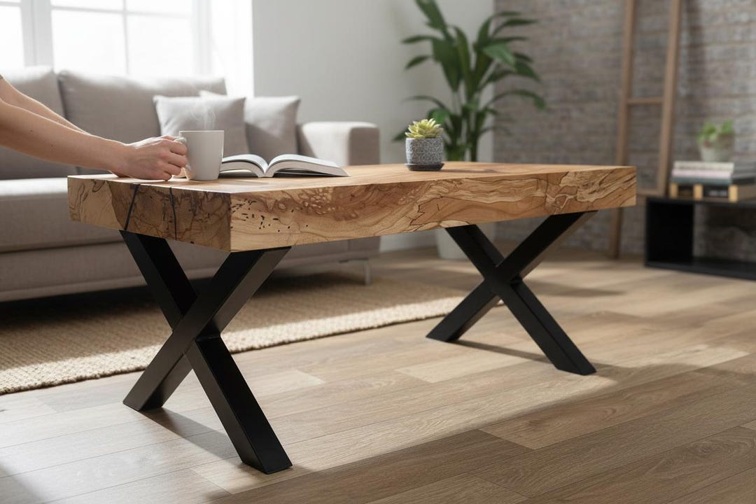 Spalted Beech Coffee Table – One-off Statement Piece - Etsy