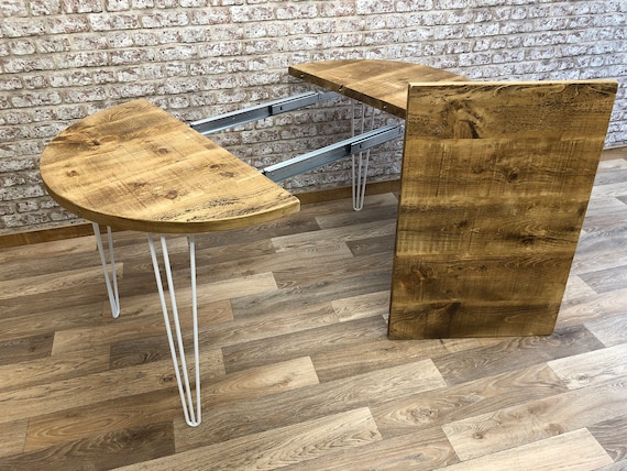 Extendable dining table hairpin legs deals