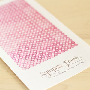 Small Dots in Pinks - Watercolor Planner Stickers