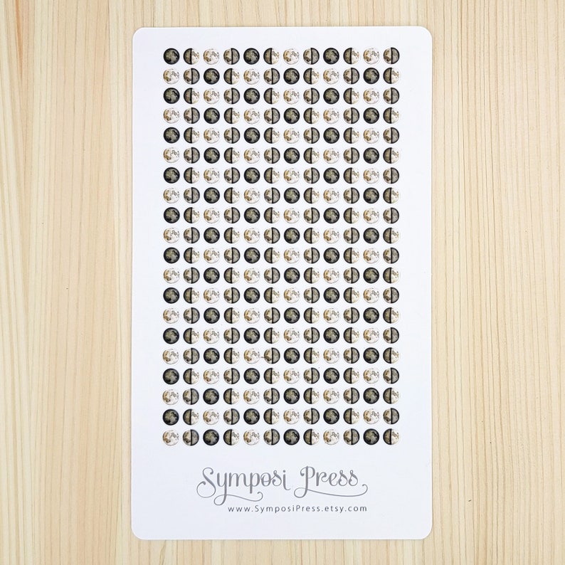 TINY MOONS 4-phases Lunar Tracking / Moon Phases - Etsy