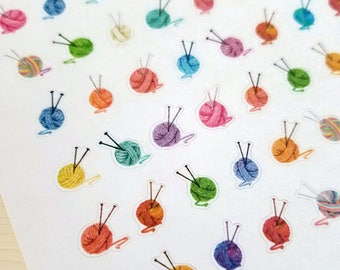 Yarn balls! Watercolor Planner Stickers