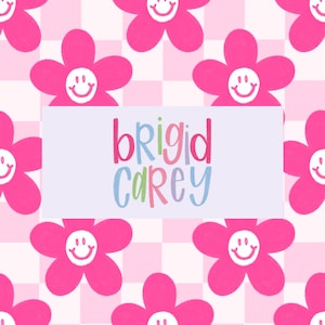Retro Smiley Face Repeating Pattern, Repeating Pattern, Seamless Pattern, Floral pattern