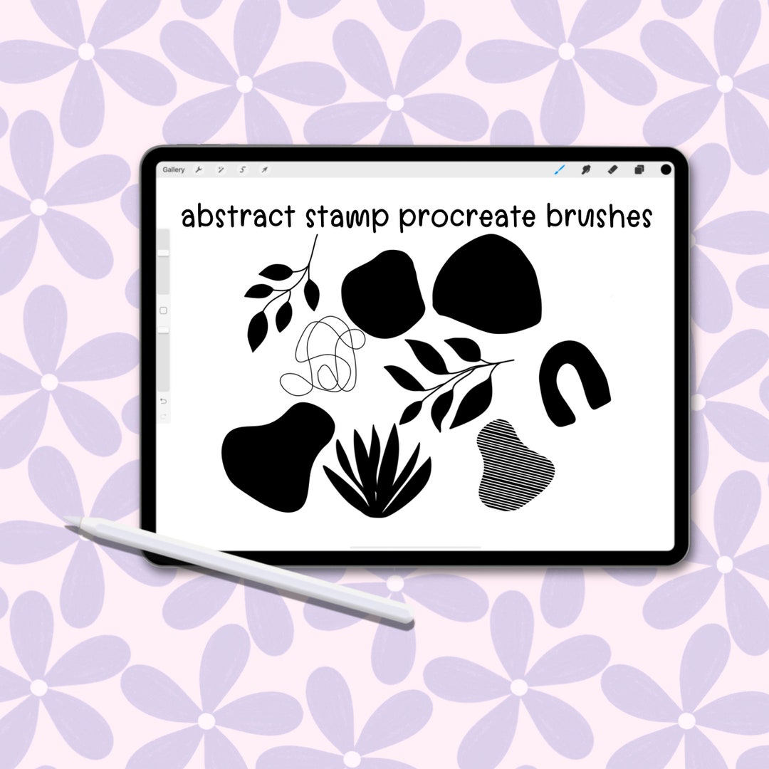 Abstract Stamps Procreate Brushes, Stamp Brushes, Procreate Stamps - Etsy