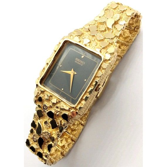 Solid gold hotsell seiko