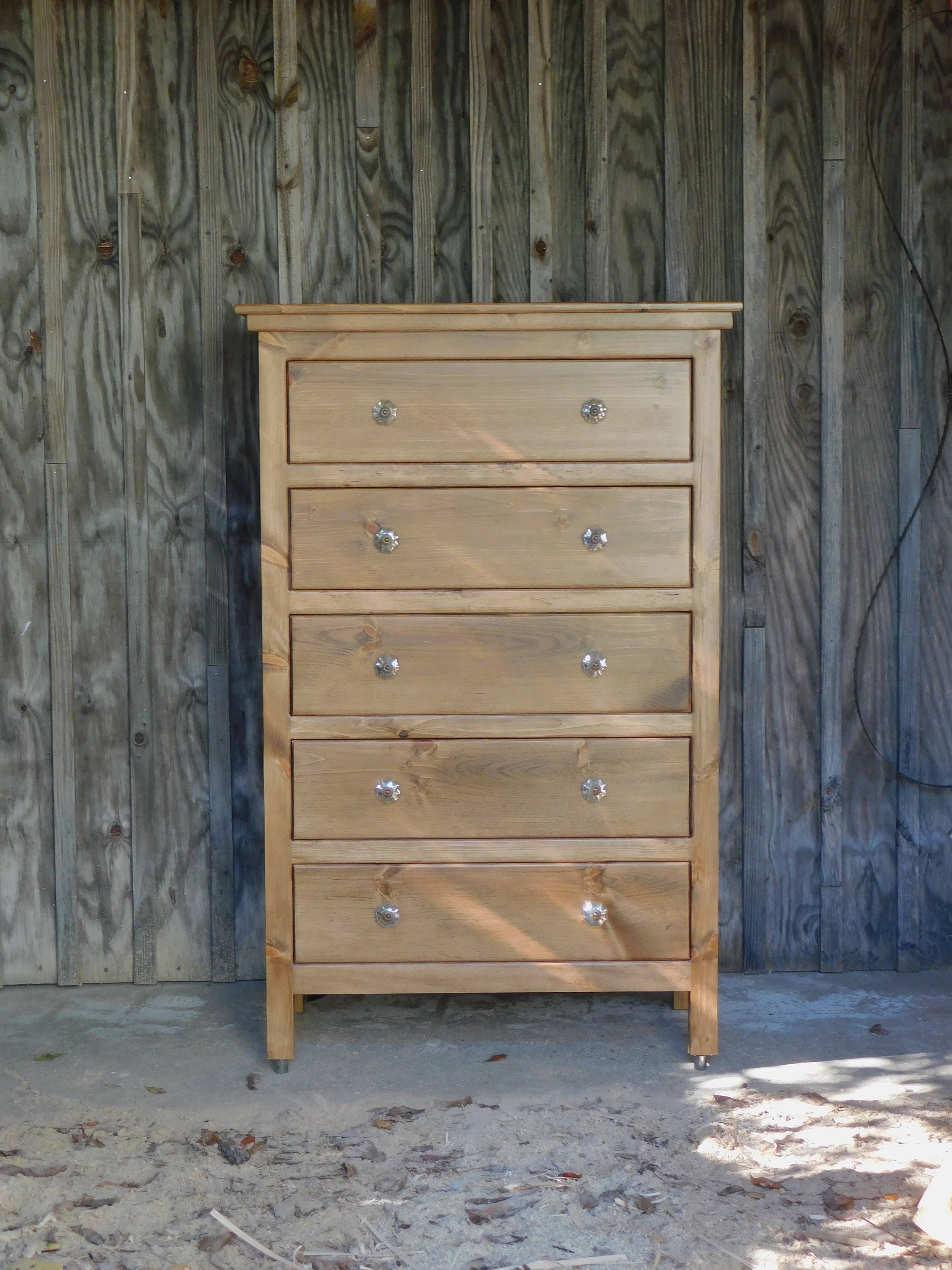 Cofre de cajones cómoda cofre hecho a mano almacenamiento | Etsy