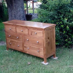 Dresser,Bedroom Dresser,Solid Wood Dresser,Bedroom Furniture,Handmade Dresser,Large Dresser,Custom Order Dresser,Rustic Style Dresser, image 8