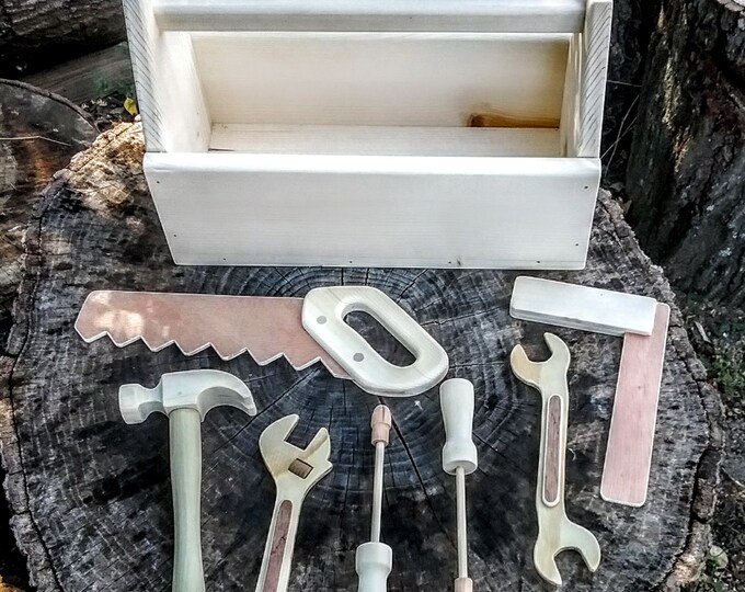 Wooden Kids Tool Set,children's Tool Set,real Wood Tool Set,play Tools