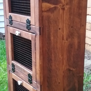 Vegetable storage ,Potato Bin,Potato onion Cabinet,kitchen cabinet,Food Cabinet,canning,food storage,potato bin,graydoncreek,food storage image 5