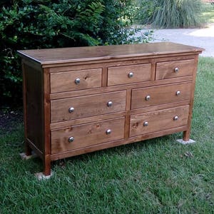Dresser,Bedroom Dresser,Solid Wood Dresser,Bedroom Furniture,Handmade Dresser,Large Dresser,Custom Order Dresser,Rustic Style Dresser, image 2