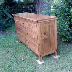 Dresser,Bedroom Dresser,Solid Wood Dresser,Bedroom Furniture,Handmade Dresser,Large Dresser,Custom Order Dresser,Rustic Style Dresser, image 7