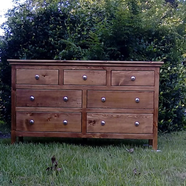 Dresser,Bedroom Dresser,Solid Wood Dresser,Bedroom Furniture,Handmade Dresser,Large Dresser,Custom Order Dresser,Rustic Style Dresser,