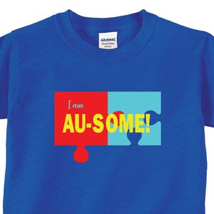 Au-Some Autism Awareness Puzzle T-Shirt: ASD Clothes