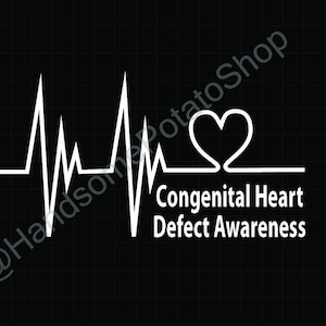 CHD Awareness Window Decal or Sticker congenital heart defect