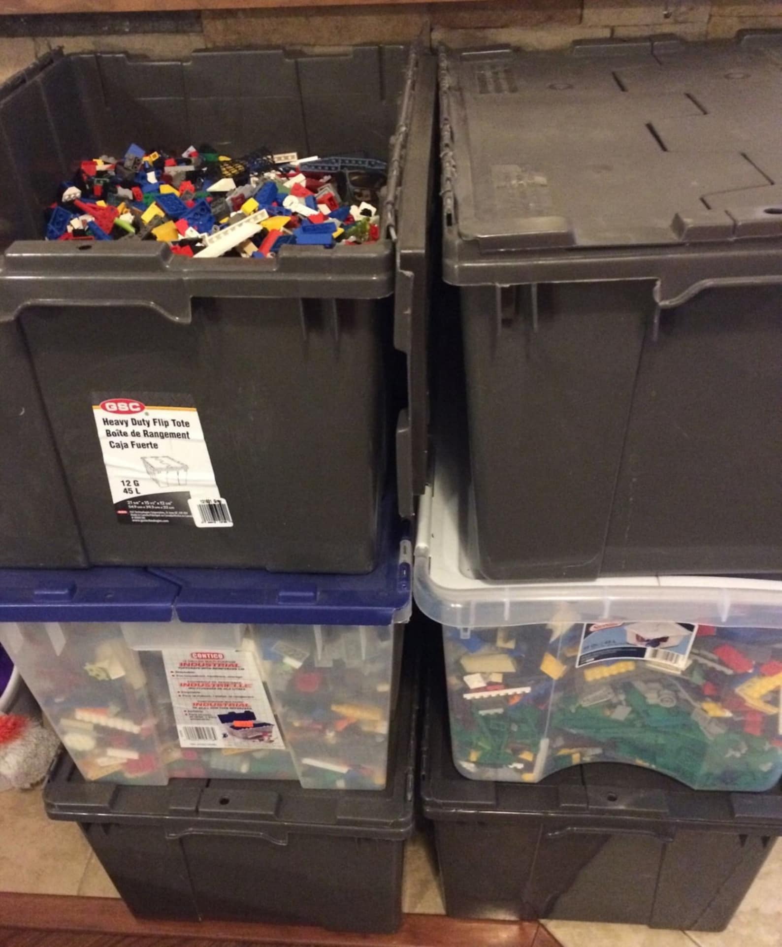 Lego by the Pound Random Clean Pieces 199 Lbs Bulk Brick Used Lot