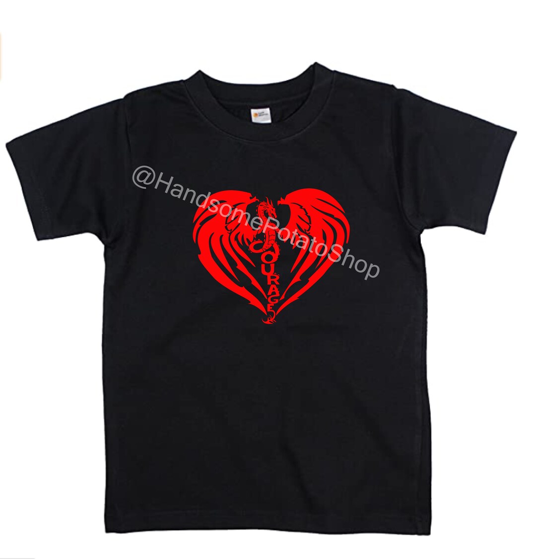 LONG SLEEVE CAMP COLLARED SHIRT HEART OF A DRAGON main image 1