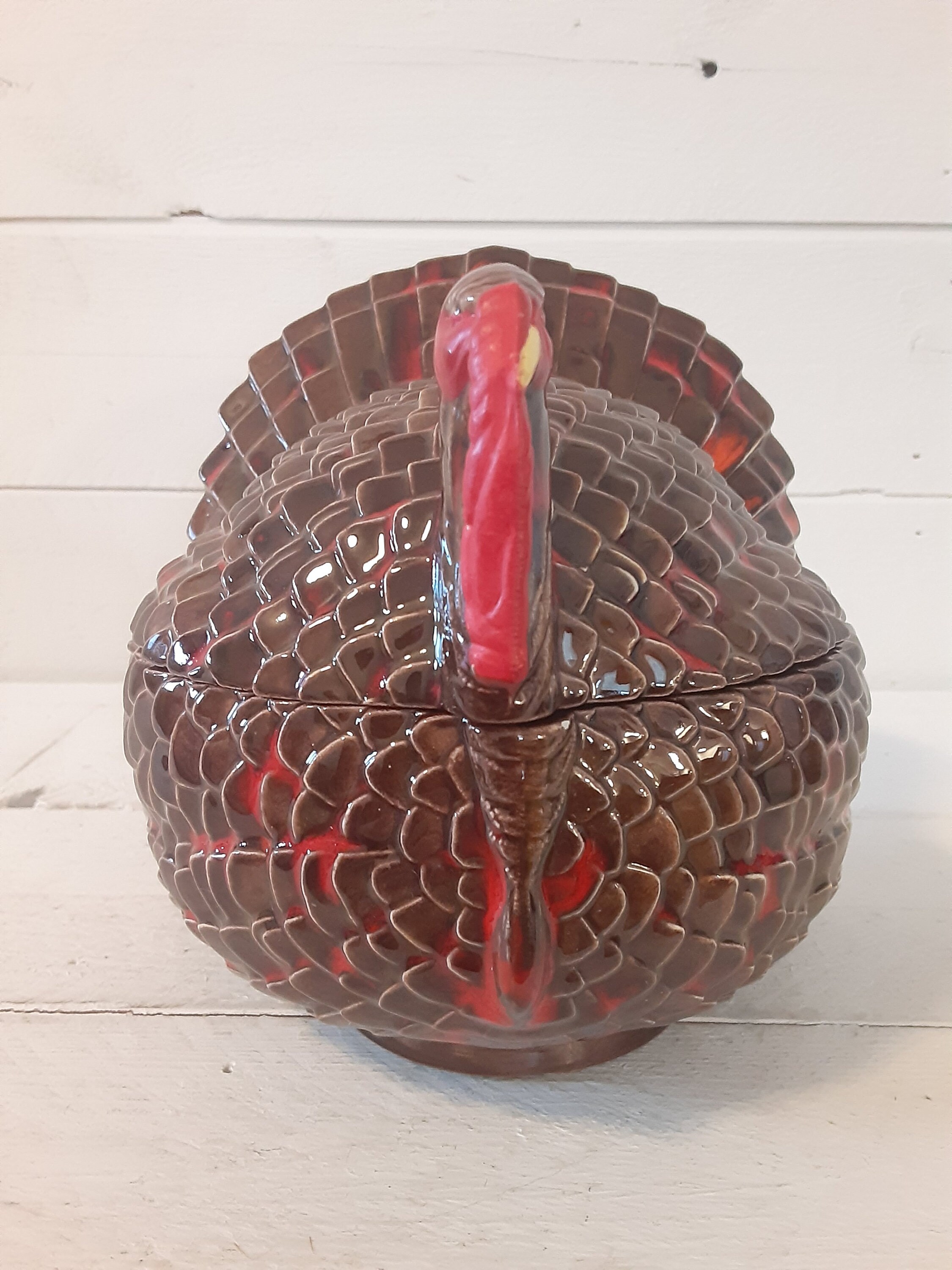 Vintage Turkey Shaped Gravy Boat Turkey Gravy Bowl Turkey Etsy