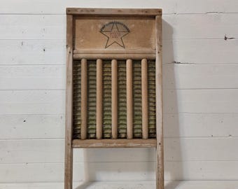Tabla de escurridor de latón vintage para jabón n.° W0-3004, tamaño familiar, estilo rústico de granja, para lavadero, hecha en EE. UU.
