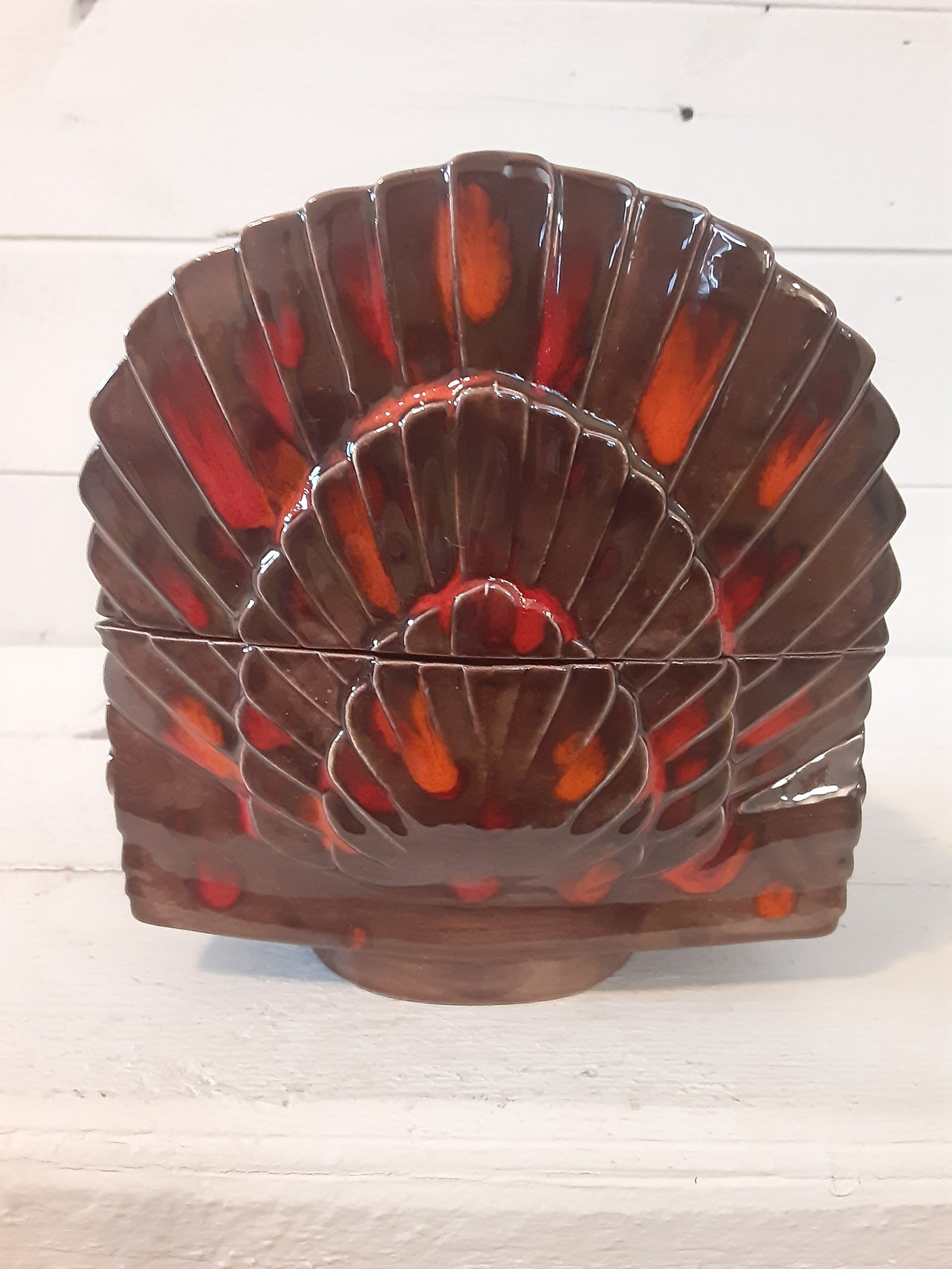 Vintage Turkey Shaped Gravy Boat Turkey Gravy Bowl Turkey Etsy