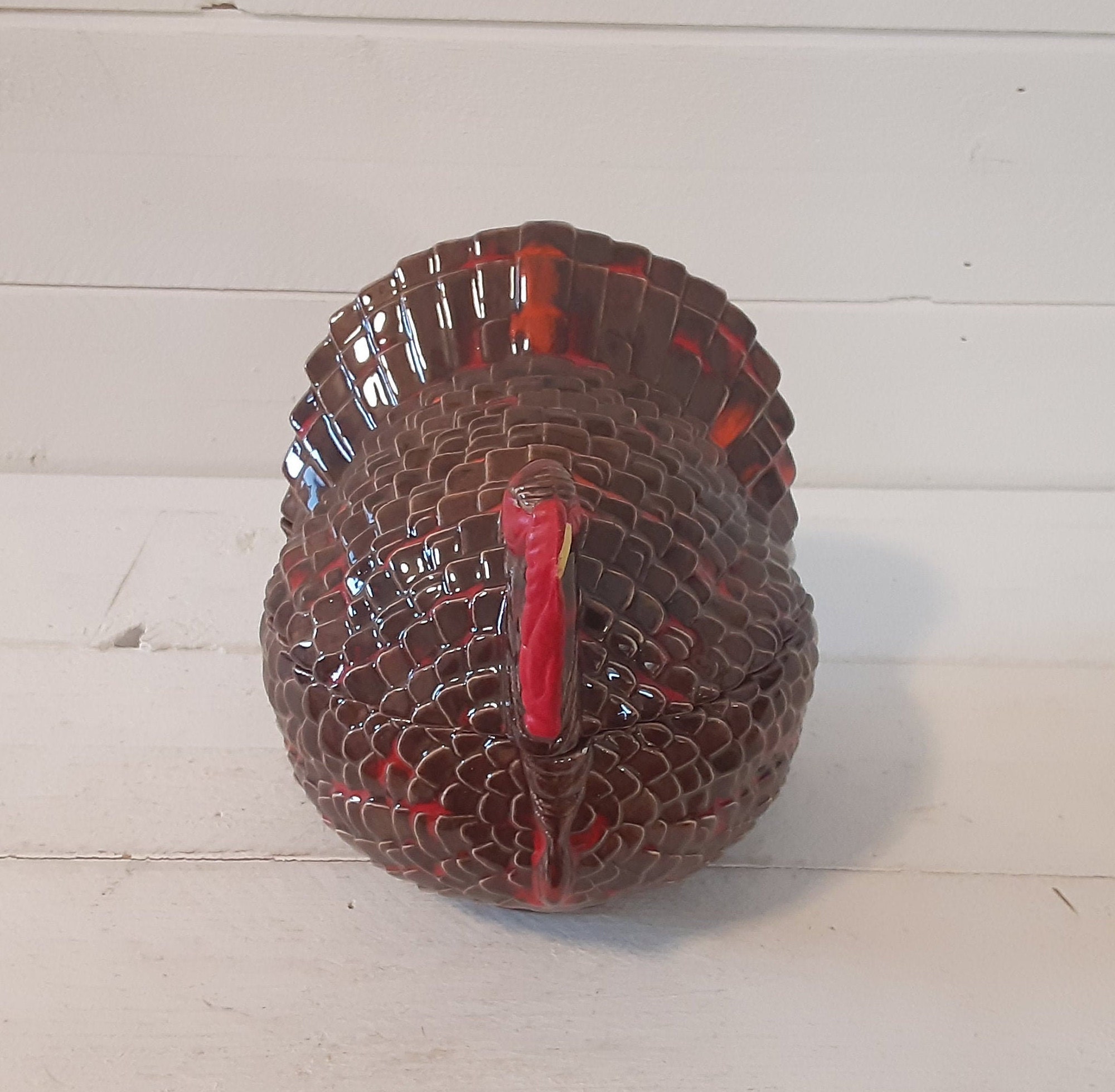 Vintage Turkey Shaped Gravy Boat Turkey Gravy Bowl Turkey Etsy