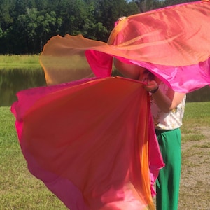 Abundant Love Double  angel wing worship flags