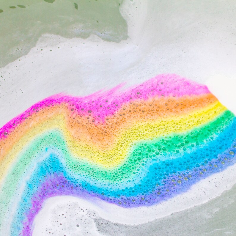 Rainbow Bath Bomb Bath Fizzy Bath Bombs Wholesale Bath Etsy