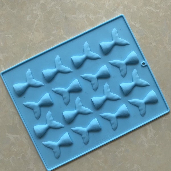 Mermaid Tail Silicone Mold | 2" Length | Mermaid Tail Soap Mold | Food Grade silicone for chocolate, resin, or soap