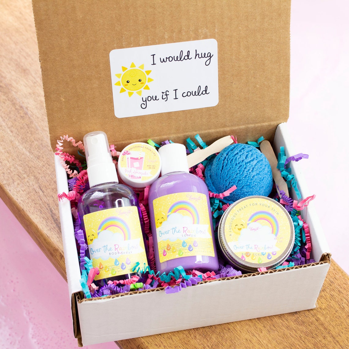 I would hug you if I could box Rainbow gift box self care image 0
