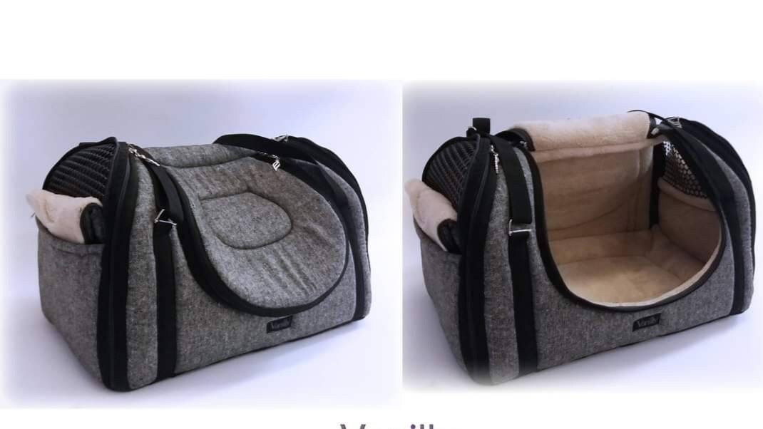 Pet Carrier bed. XL Size 503335 Grey Tweed Fabric/warm Lining Inside Etsy