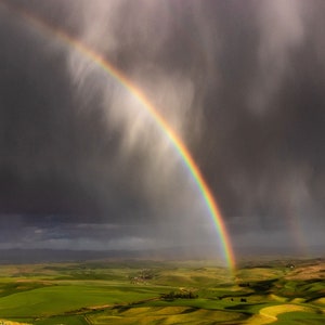 Palouse Rainbow: Fine Art Photography