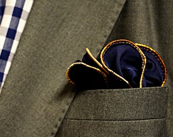 Unique Mens Accessories: Pocket Squares Ties by HandsomeHankies