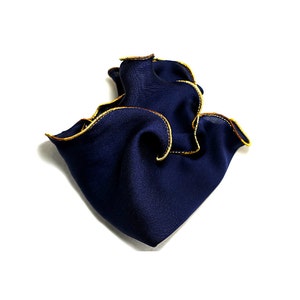 Men’s Sky Blue Neck Tie & Pocket Square Set – Solid Microfiber, Self-Tie, Wedding