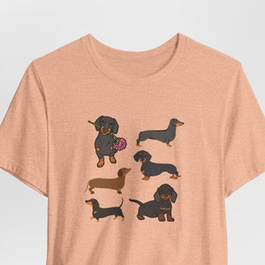 Dackel Delight: Süßes Dackel Hunde T-Shirt, Hunde Liebhaber Geschenk, Dackel Besitzer T-Shirt, Geschenk für Dackel Besitzer, Spaß Sommer T-Shirt
