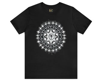 Koszulka Alien Mandala, Koszulka Alien, Koszulka Outer Space, Koszulka Mandala, Koszulka Believer, Prezent dla niej, Prezent dla niego, Prezent urodzinowy dla Believer