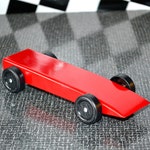 Fast Pinewood Derby Car From Official Bsa Cub Scout Derby Kit Etsy