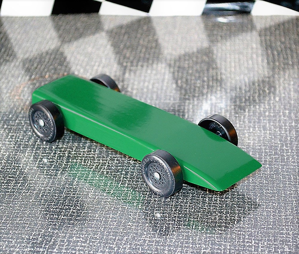 FAST Highly Tuned, Race Ready Pinewood Derby Car From Official BSA Boy  Scout / Cub Scout Derby Kit, Legal in ALL Races 