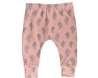 Baby Leggings, Toddler Leggings, Baby Gift, Cactus Leggings, Girl Leggings, Girl pants, Baby Shower Gift, Newborn gift, Baby girl gift