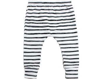 Baby Leggings, Toddler Leggings, Baby Gift, Monochrome Leggings, Boy Leggings, Girl leggings, Boy pants, Baby Shower Gift, Newborn gift