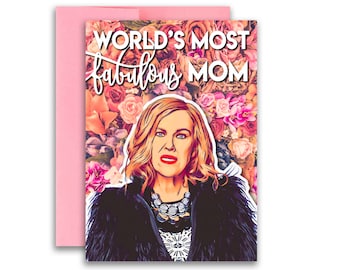 Moira Rose Inspired Parody Mother’s Day Mom Card Mom Birthday 5x7 inches w/Envelope