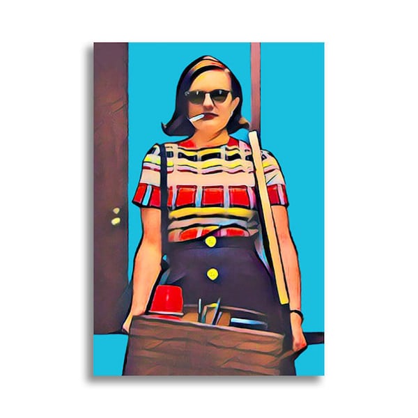 Peggy Olson Strut 5x7 inch Print Poster/Postcard/Flat Card w/Envelope