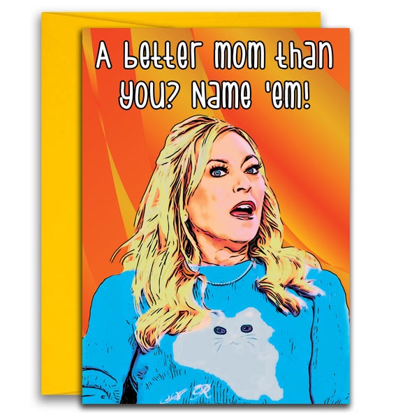 RHOBH Sutton Mom Name 'Em Card 5x7 inches w/Envelope