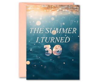The Summer I Turned Pretty Birthday Card Greeting Card 5x7 inches w/Envelope