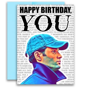 You Inspired Card Netflix Joe Goldberg Birthday Card 5x7 inches w/Envelope