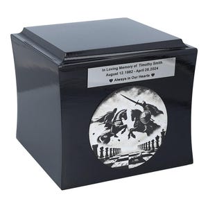 Chess urn for ashes Theme cremation urn with engraved chess Personalise urn Cremate urn for adult Unique urn  Casket wood urn Cool urn