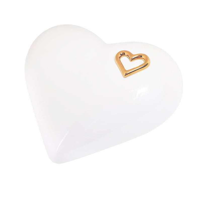 Elegant Heart-Shaped Ceramic Urn for Ashes, Unique Memorial Funeral Urn for Adult, Cremation Urn for Human Ashes, Heart-Shaped Cremation Urn, Ceramic Heart Urn, Elegant Ashes Urn, Artistic Heart Memorial Urn, High-Quality Ceramic Cremation Urn