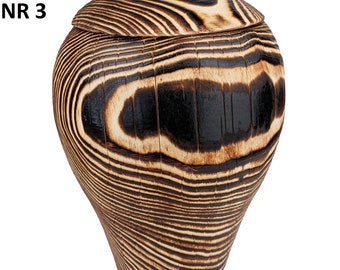 Harmony With Nature - Unique  cremation urn is handmade  of pine wood , 100% natural product ECO
