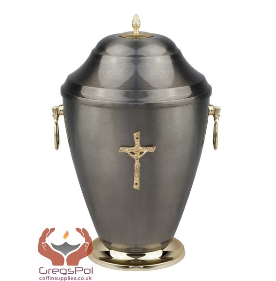 Beautifu Metal Cremation Urn For Ashesfuneral Urn For Adult Etsy