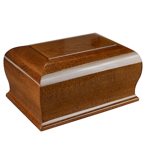 Large Classic Wooden Cremation Urn for Human / Pet Ashes -Display At Home burial  or Niche  Adult Cremation Urn