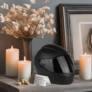 Urns For Ashes Motorcycle, Cremation Urns For Riders, Biker Helmet Urn For Ashes, Motorcycle Urns, Urn Motorcycle, Custom Motorcycle Urns