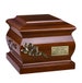 Beautiful solid wood casket , funeral ashes urn for Adult Unique Italian Style Urn (WU63) 
